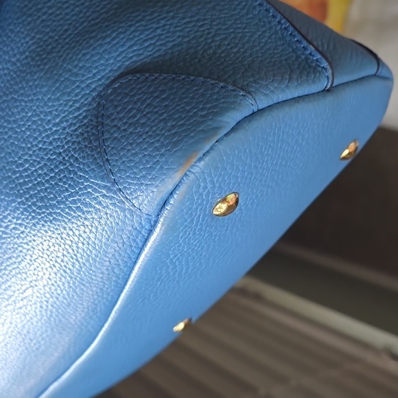 MCM 1st LADY Top Handle Pebbled Leather with Long Strap + COA - Picture 17 of 17